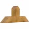 Ekena Millwork Portland Rough Sawn Timber Gable Bracket, Western Red Cedar, 36"W x 16"H x 6"D x 6"F, 11/12 Pitch GBW036X16X0606POR00RWR - alternate 2